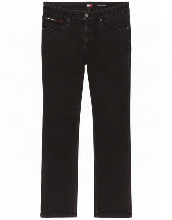 Tommy Hilfiger Mens Scanton Slim Jeans W36 L30 Black Cotton