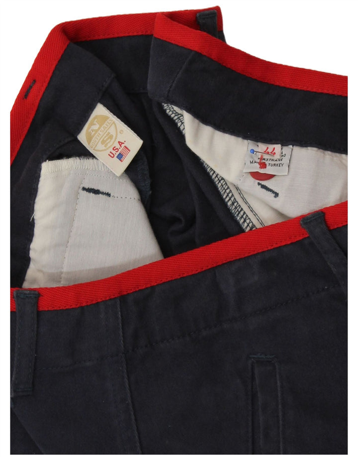 NORTH SAILS Falda acampanada de cintura alta para mujer EU 44 XL W30 Azul marino Algodón