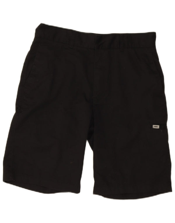 Vans Mens Cargo Shorts W34 Grande Poliéster Negro