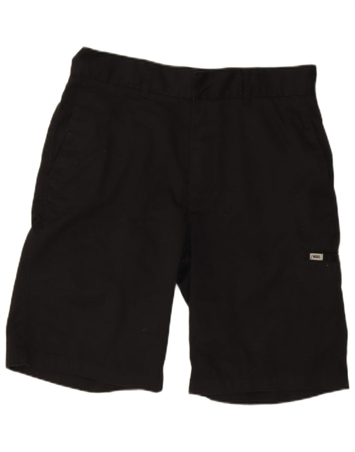 Vans Mens Cargo Shorts W34 Grande Poliéster Negro