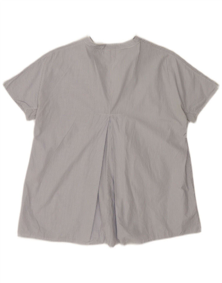 Aspesi Blusa para mujer Top EU 38 Azul medio Algodón a rayas