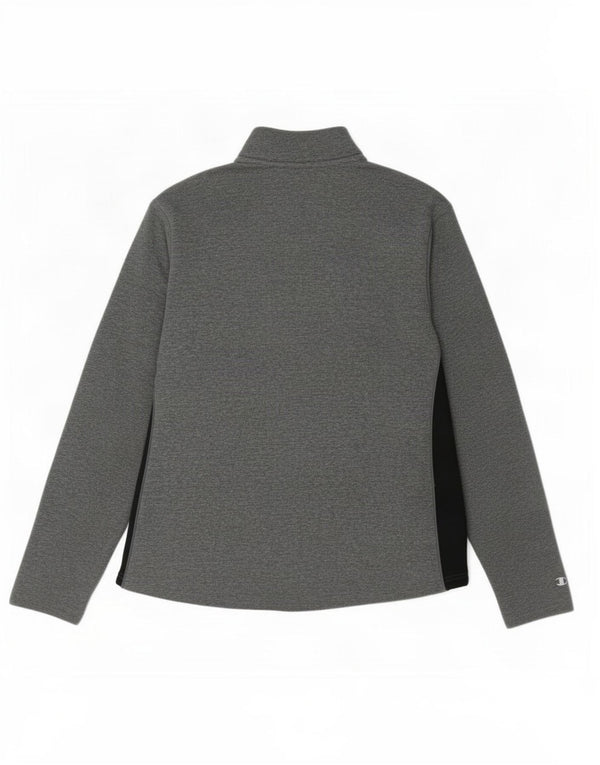 Champion Chaqueta de chándal para niños 13-14 años XL Gris Colorblock