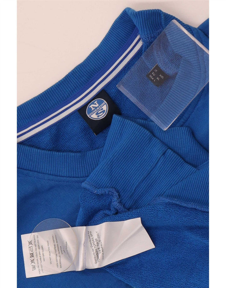 North Sails Sudadera Gráfica Para Hombre Jersey De Algodón Azul Grande