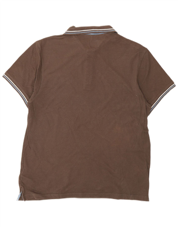 CHAMPION Polo Heritage Fit para hombre XL Algodón marrón