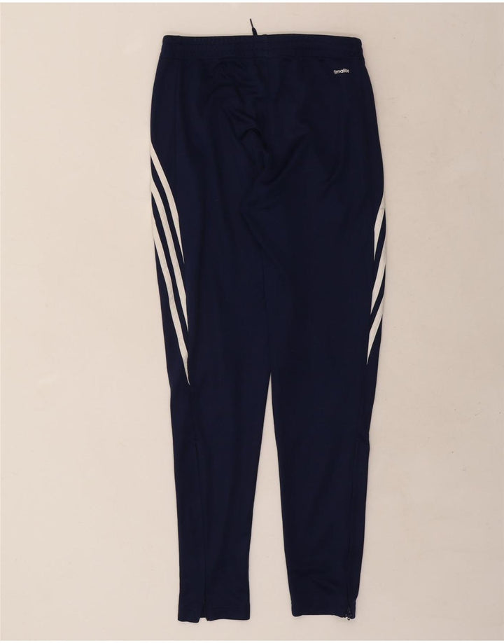 Adidas Mens Climalite Chándal Pantalones Pequeños Azul Marino Poliéster