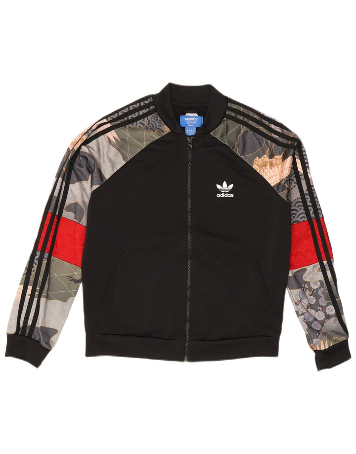 Adidas - Chaqueta de chándal para mujer, talla 40, talla mediana, color negro