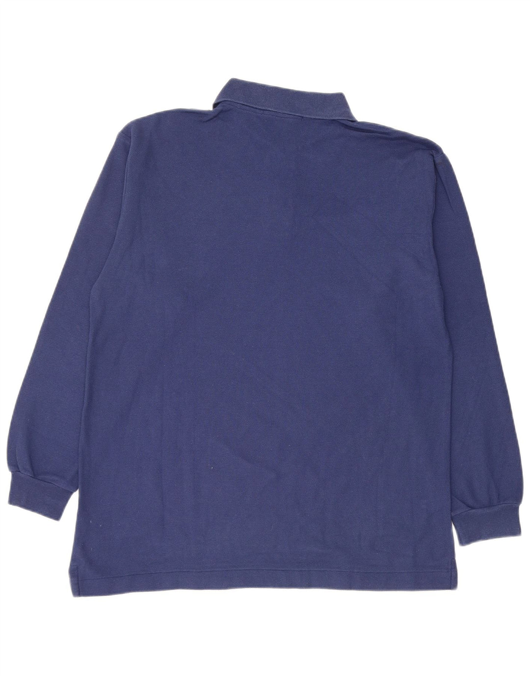 FILA Polo de manga larga para hombre IT 48 Algodón azul marino mediano