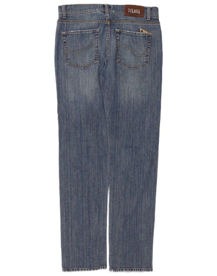 ALVIERO MARTINI Vaqueros rectos para hombre W33 L33 Algodón azul