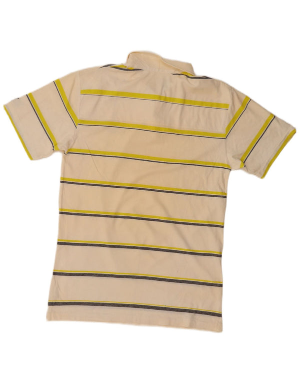 BILLABONG Polo Hombre Algodón A Rayas Beige Medio