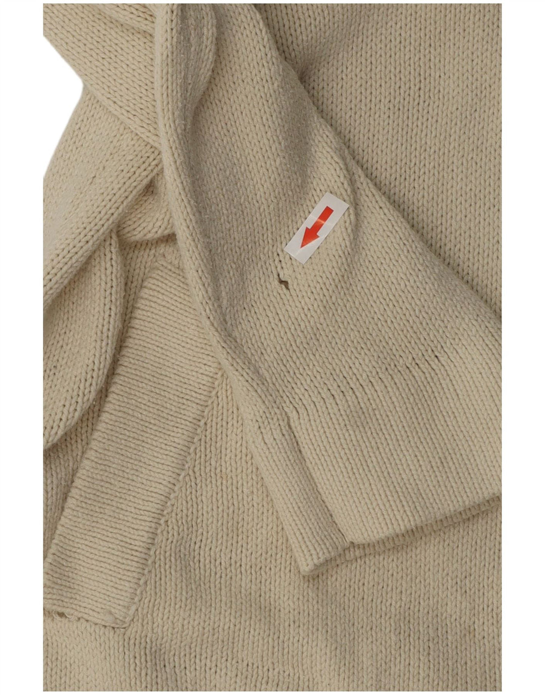 Joules Suéter tipo jersey con cuello chal para mujer UK 8 Small Off White