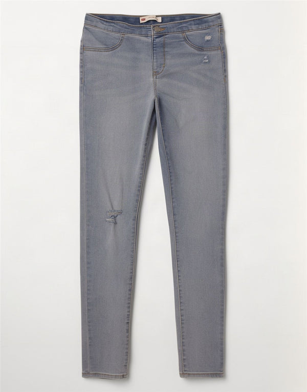 Levi's Vaqueros Jegging desgastados para niña 13-14 años W26 L29 Algodón azul