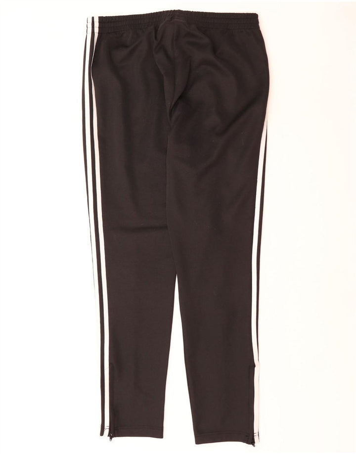 ADIDAS Pantalones de chándal para mujer UK 12 Mediano Negro Poliéster