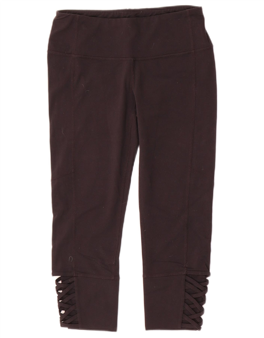 ATHLETA Leggings capri para mujer UK 10 Small Nylon negro