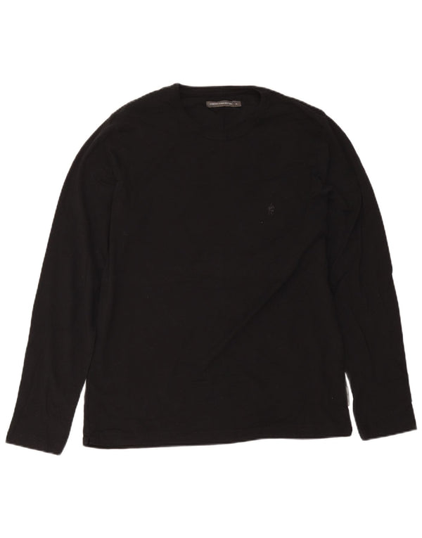 French Connection Camiseta Hombre Manga Larga XL Algodón Negro