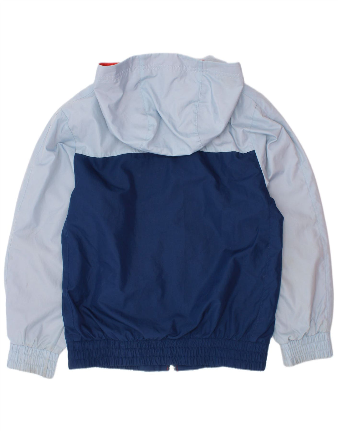 Nike Chaqueta impermeable con capucha para niños de 8 a 9 años, talla pequeña, color azul marino