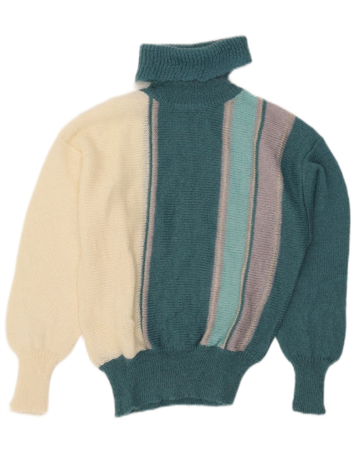 Jersey Cagi Mujer Cuello Vuelto IT 44 Medium Multicolor Colorblock