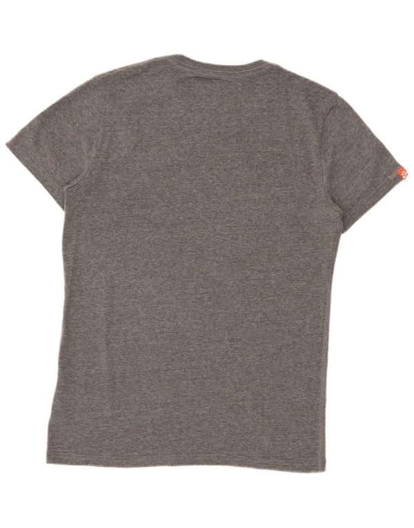 Superdry Camiseta Gráfica De Algodón Gris Medio Para Hombre