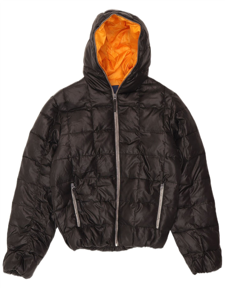 Zara Cazadora Acolchada Con Capucha Niño 13-14 Años XL Negro Poliéster
