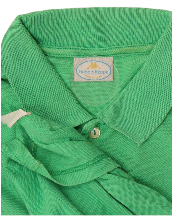 Polo Kappa Hombre Algodón Verde Medio
