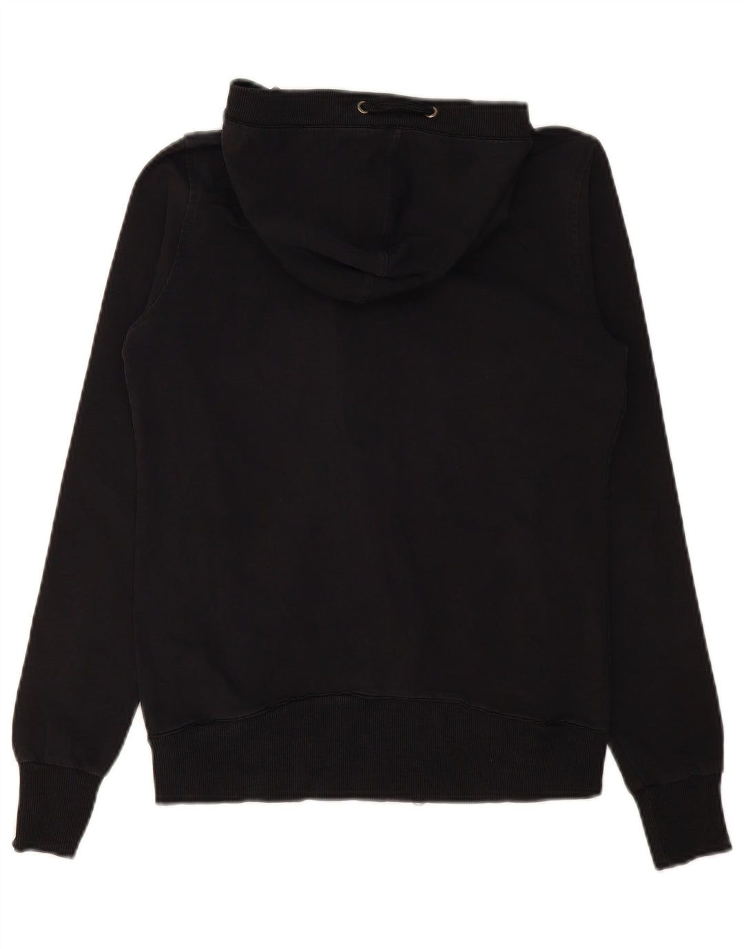 CHAMPION Suéter con capucha y cremallera para mujer UK 12 Medium Black