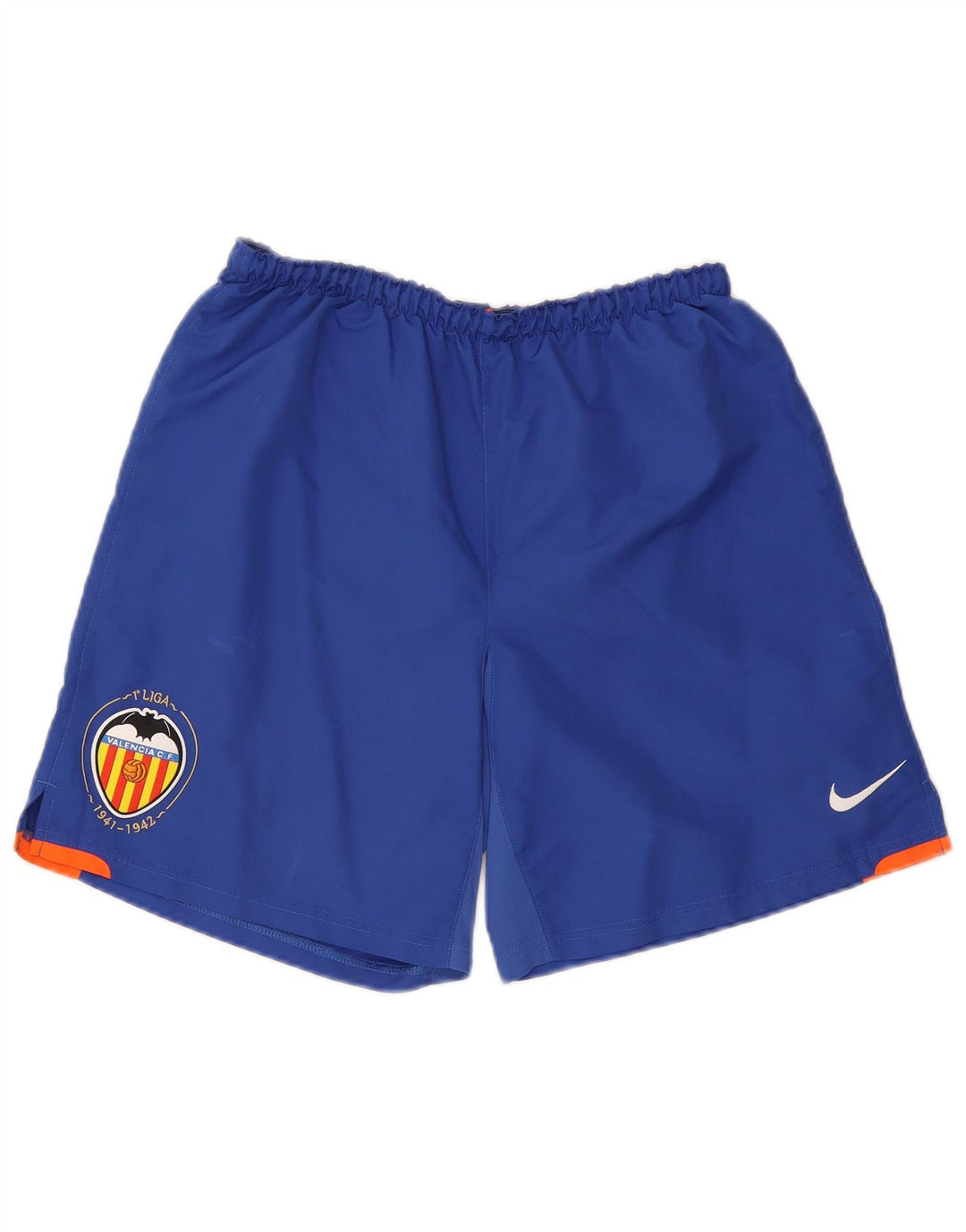 Pantalones cortos deportivos Nike Valencia para hombre, poliéster azul pequeño
