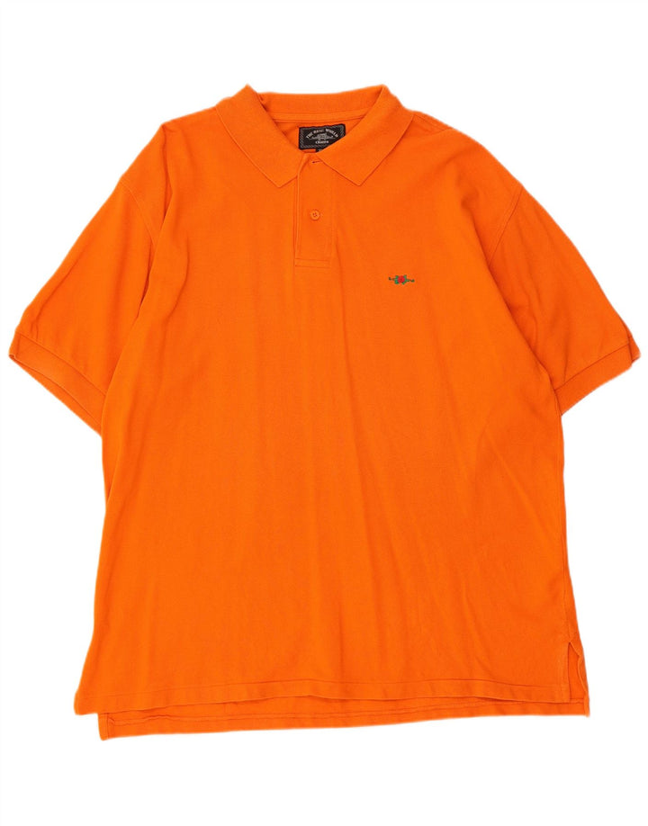 Polo Charro Hombre XL Algodón Naranja