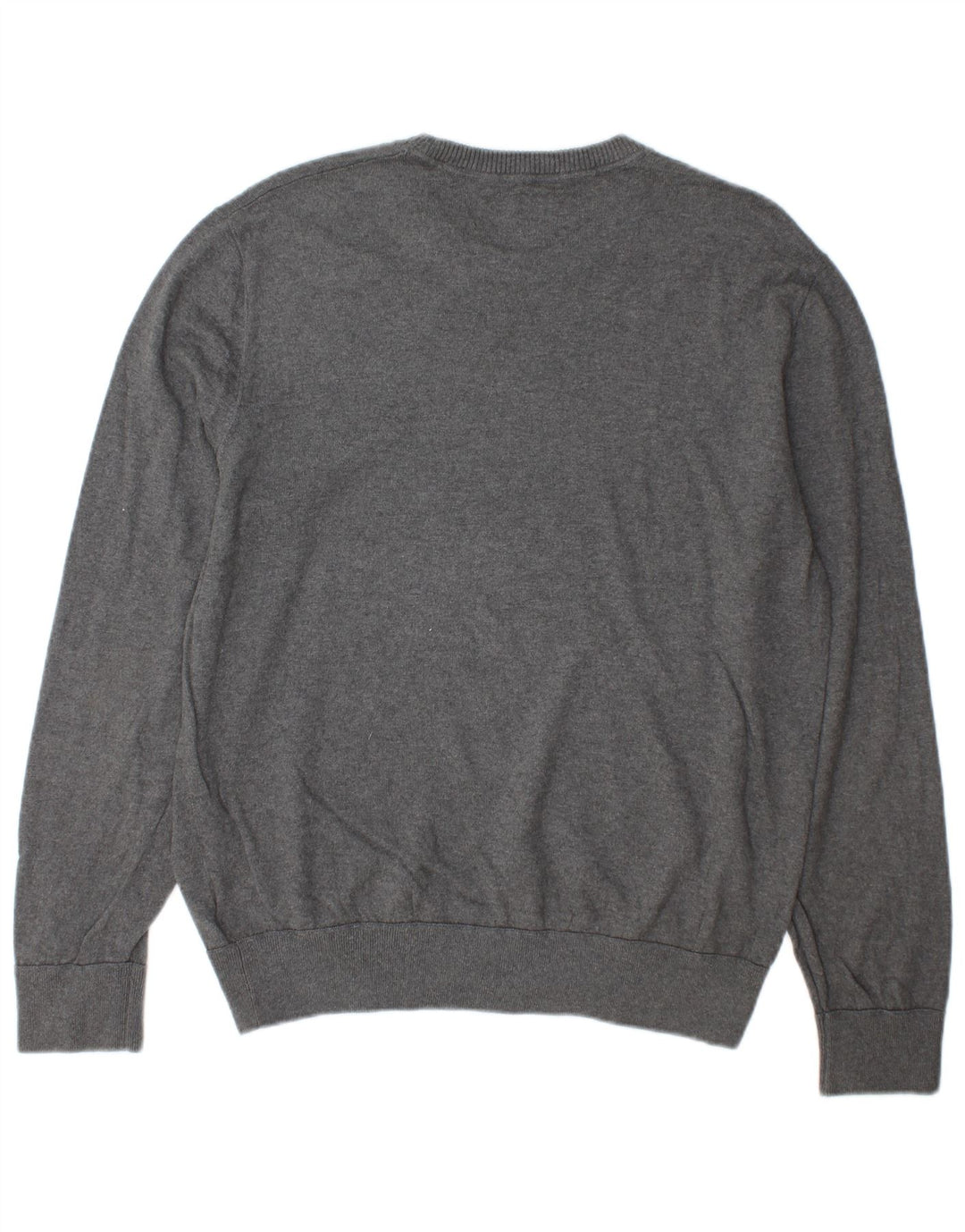 Gap Jersey De Cuello Redondo Para Hombre Jersey De Algodón Gris Grande
