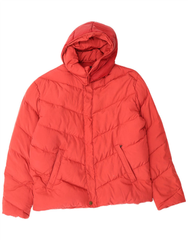 SERGIO TACCHINI Chaqueta acolchada con capucha para hombre ES 42 XL Poliéster rojo