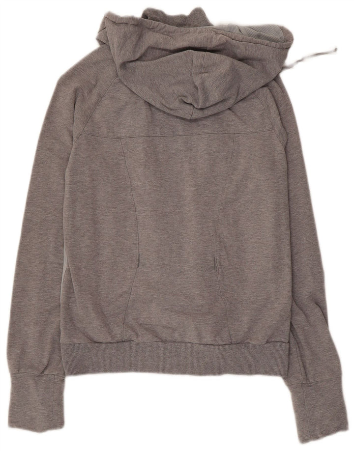 Puma - Sudadera con capucha y cremallera para mujer, talla 40, color gris medio