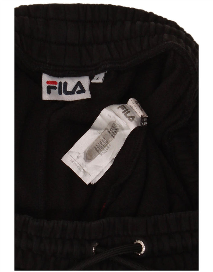 Fila Hombre Pantalones De Chándal Joggers Grande Algodón Negro