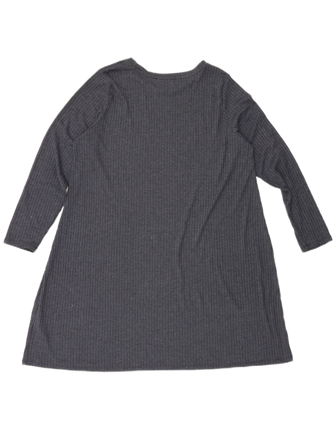 Marks & Spencer Vestido básico de manga larga para mujer UK 20 2XL Azul marino