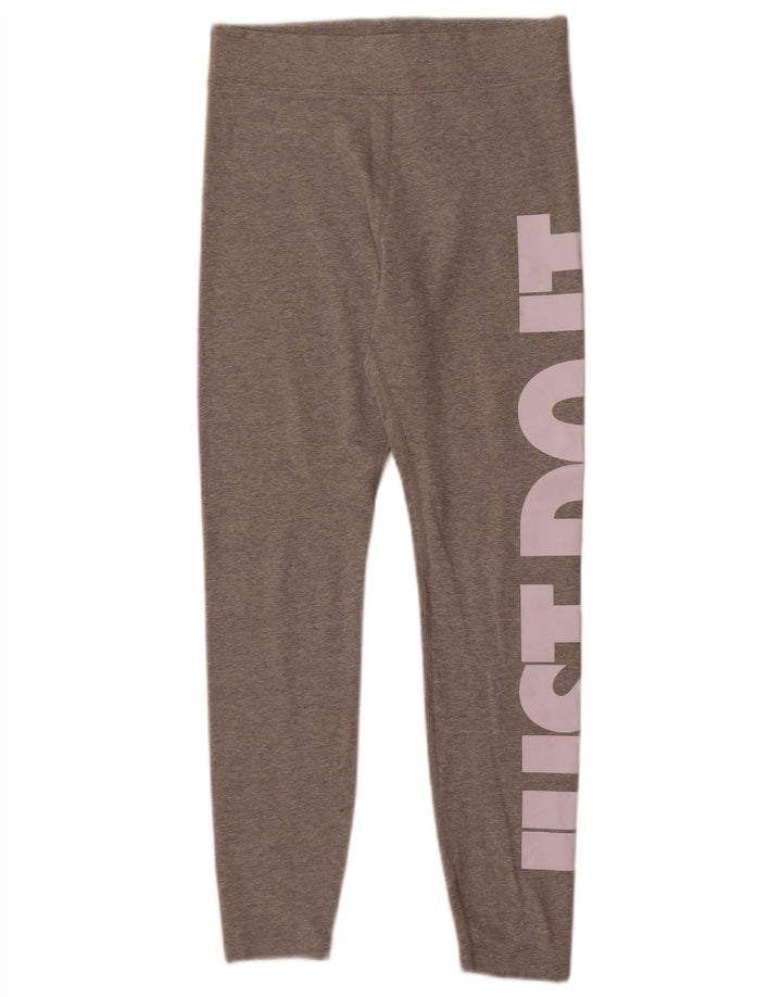 Nike Leggings gráficos para mujer UK 42 Algodón gris medio
