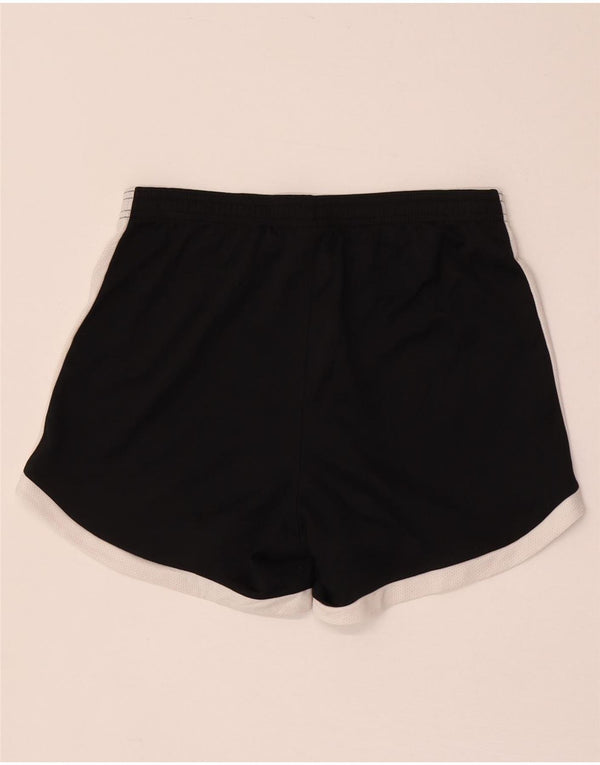 Nike Pantalones cortos deportivos Dri Fit Regular para mujer UK 10 Small Black Colourblock