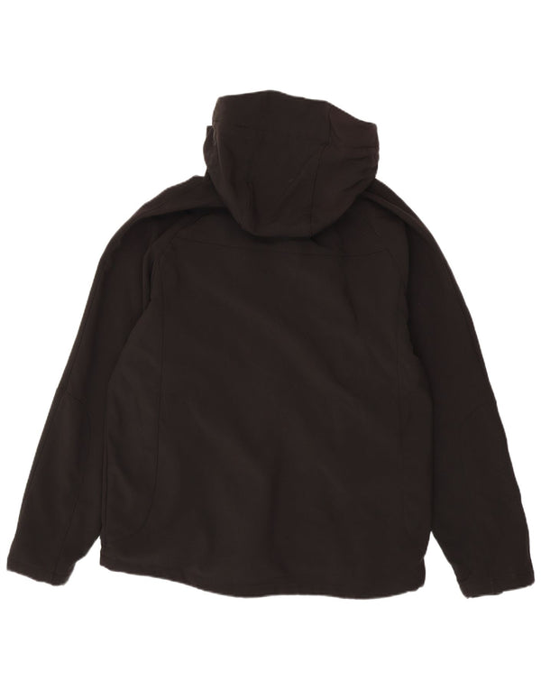 MOUNTAIN WAREHOUSE Chaqueta cortavientos con capucha para hombre UK 40 Large Black