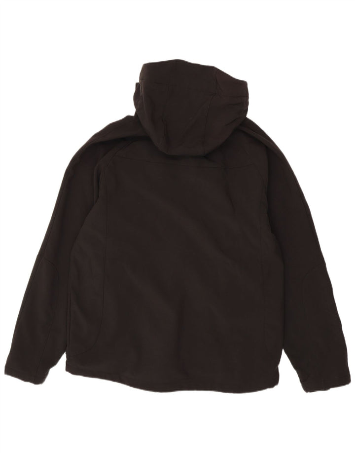 MOUNTAIN WAREHOUSE Chaqueta cortavientos con capucha para hombre UK 40 Large Black