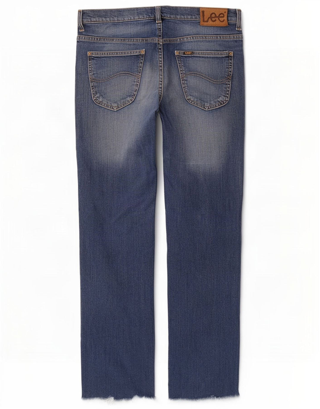 Vaqueros Lee Brooklyn Rectos Mujer W36 L30 Algodón Azul
