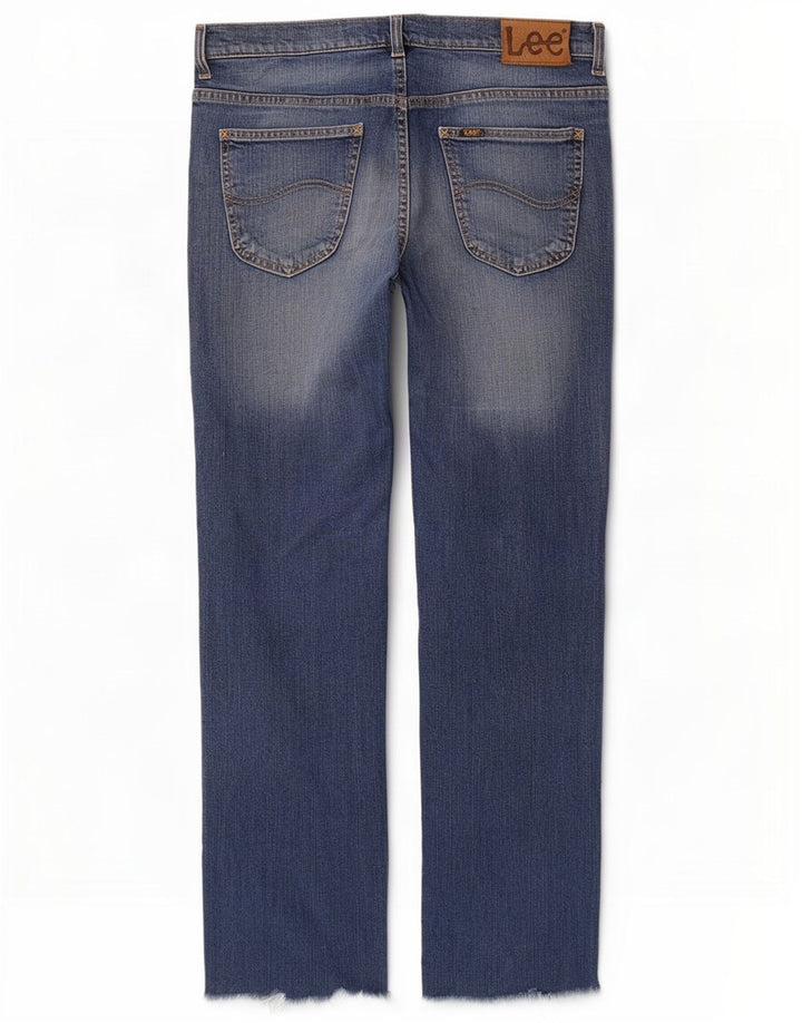 Vaqueros Lee Brooklyn Rectos Mujer W36 L30 Algodón Azul