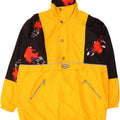 Loffler Chaqueta Anorak para Hombre UK 42 XL Poliamida Color Block Amarillo