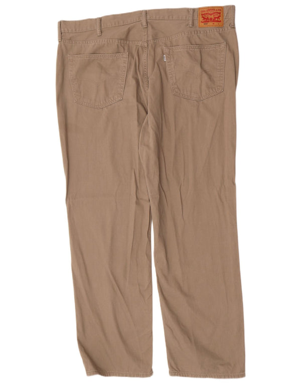 Levi's Mens 559 Pantalones Casuales Rectos W46 L31 Algodón Caqui