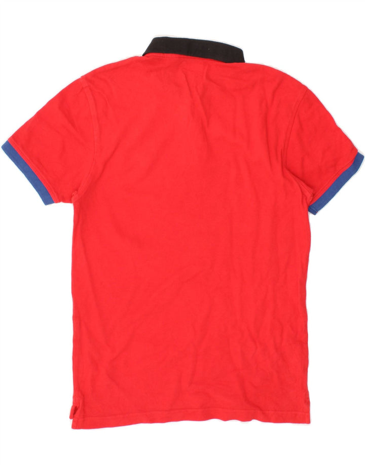 LEVI'S Mens Polo Shirt Small Red Cotton Vintage Levi's and Second-Hand Levi's from Messina Hembry 