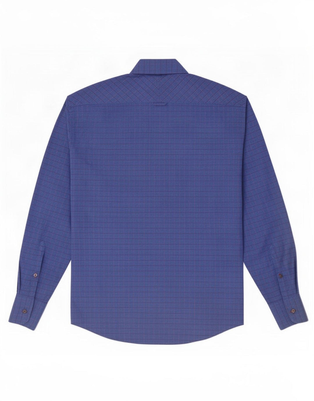 Camisa Ben Sherman Hombre Algodón A Cuadros Azul Medio