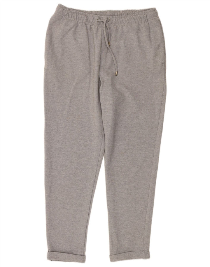 ZARA Hombre Pantalón Chino Tapered Mediano W32 L28 Poliéster Gris