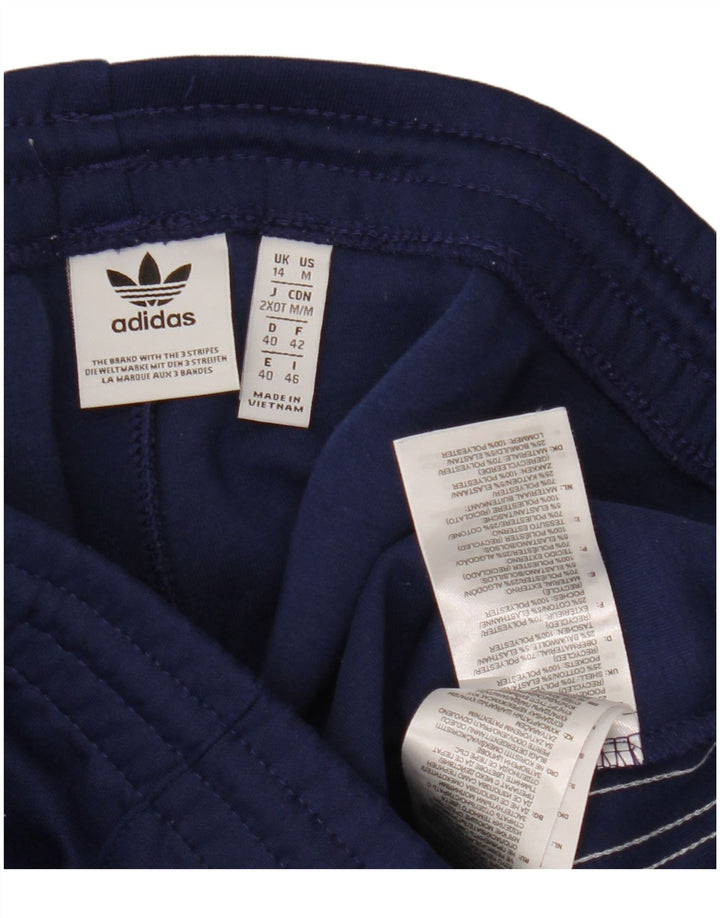Adidas - Pantalones de chándal para mujer, talla 40, talla grande, poliéster, color azul marino