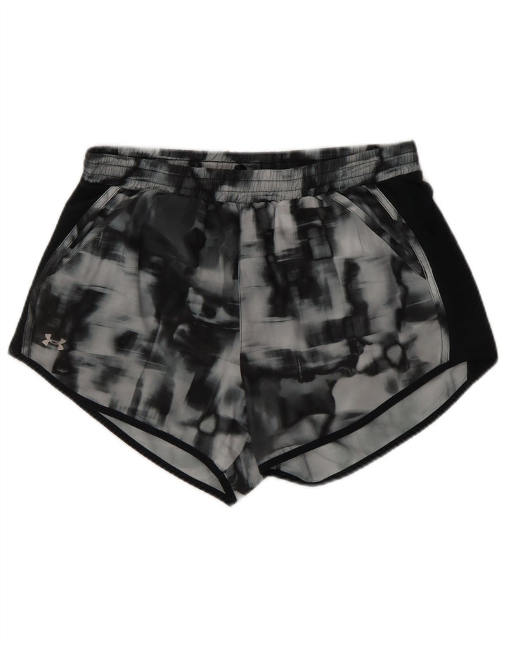 UNDER ARMOUR Pantalones cortos deportivos para mujer Reino Unido 14 Gris medio Tie Dye