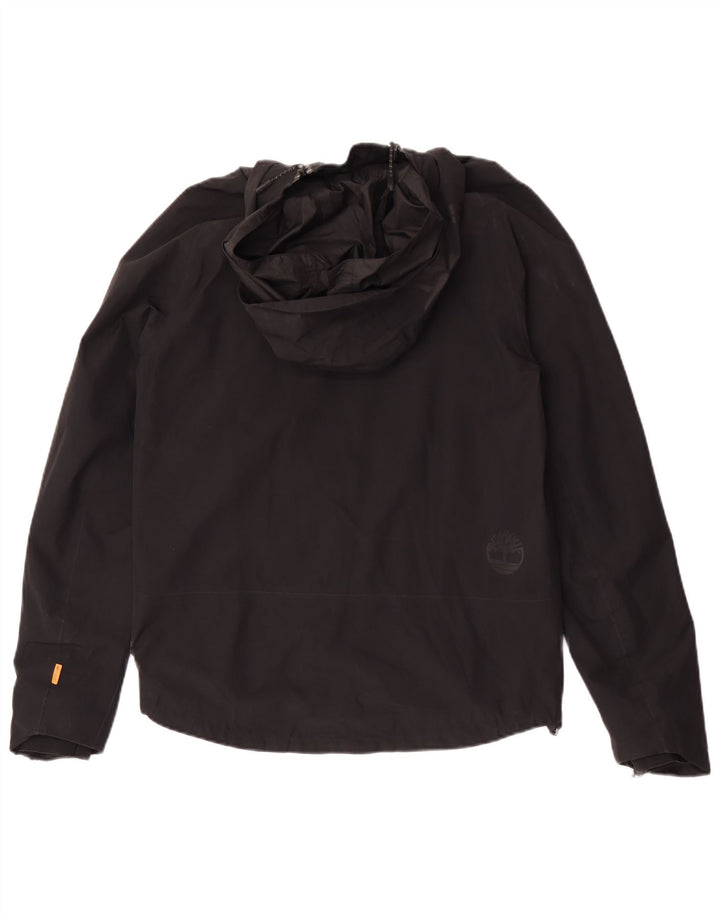 Timberland Chaqueta impermeable con capucha para hombre UK 36 Small Poliéster negro