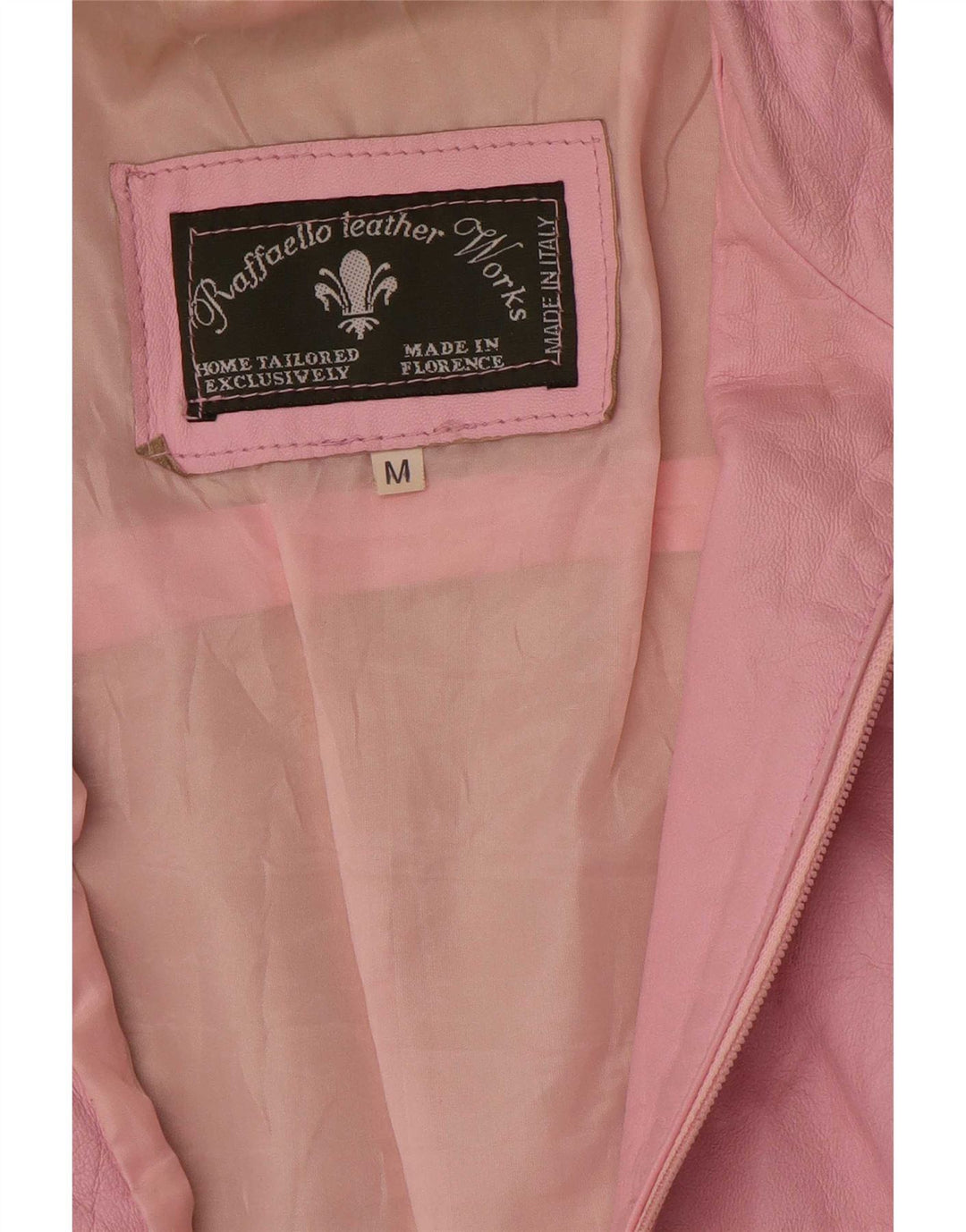 Raffaello Chaqueta de cuero para mujer UK 42 Rosa medio