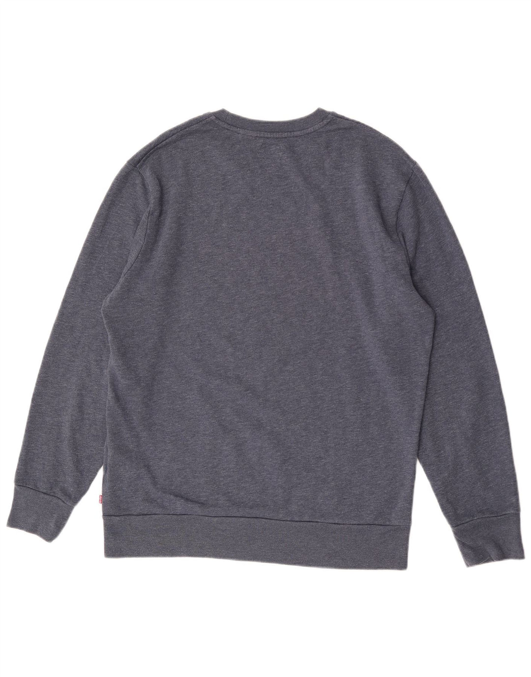 Levi's Hombre Sudadera Gráfica Jumper XL Algodón Moteado Azul Marino