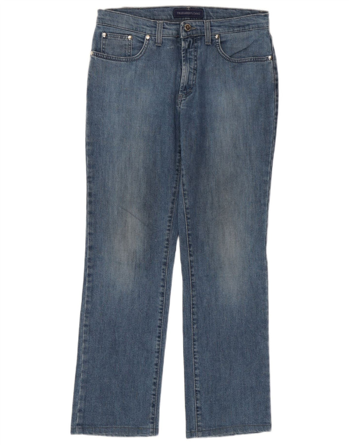 Vaqueros Trussardi Mujer Rectos W29 L29 Azul Algodón
