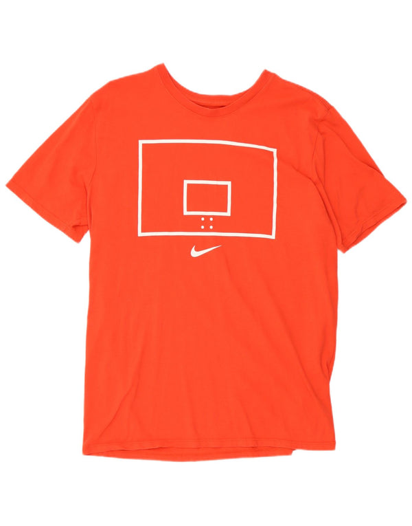 Nike Dri Fit Graphic Camiseta para hombre, talla grande, algodón rojo