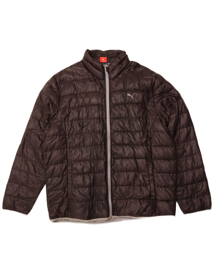 PUMA Chaqueta acolchada para hombre UK 44 2XL Nylon negro